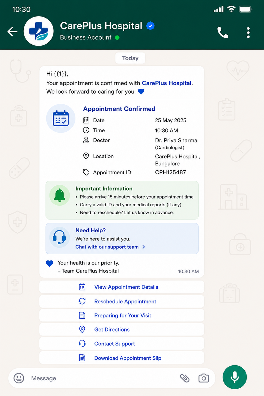 Appointment-healthcare