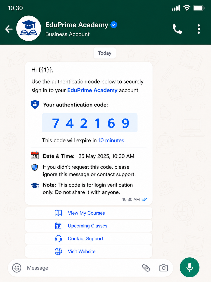 Authentication Education
