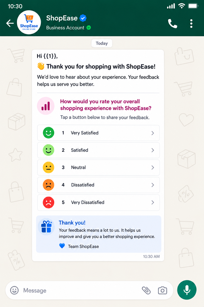 CSAT Survey template