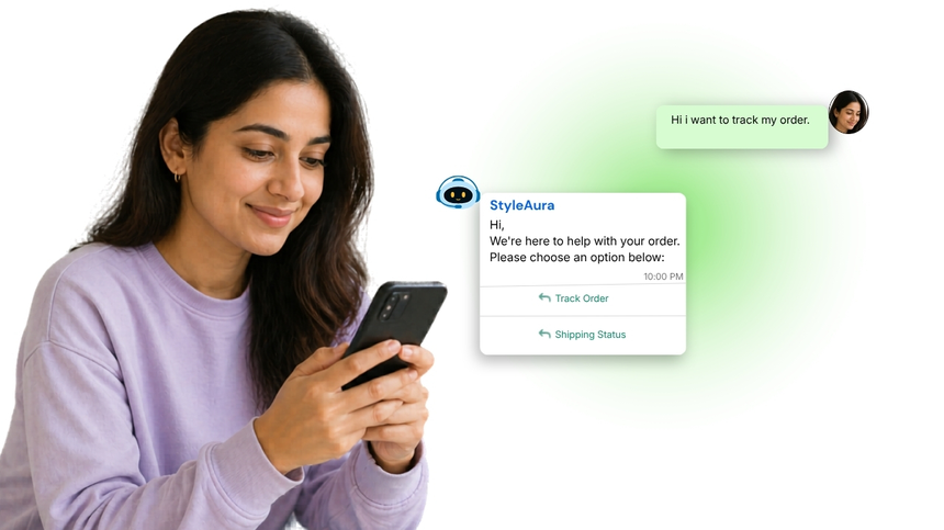 Customer support whatsapp template