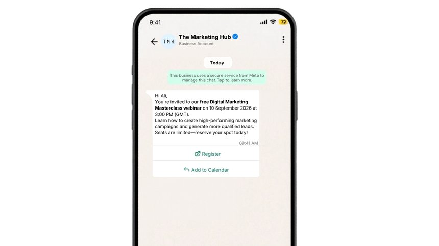 Event invite webinar
