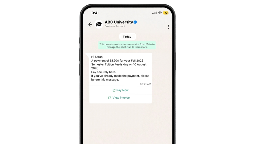 Fee Payment Reminder