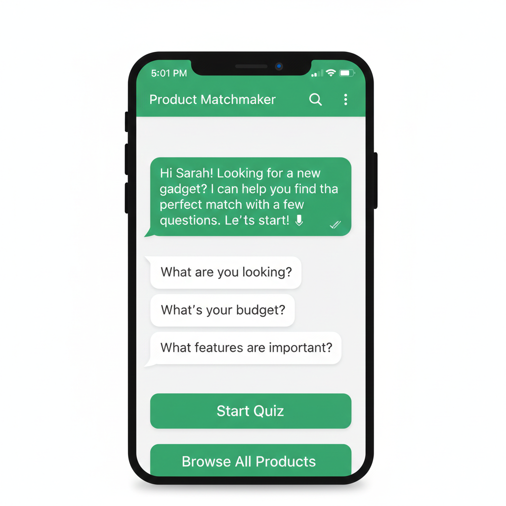 GUIDED PRODUCT DISCOVERY CHAT