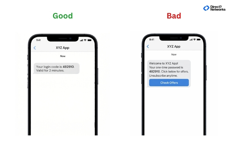Overloading OTP Messages with Extra Text