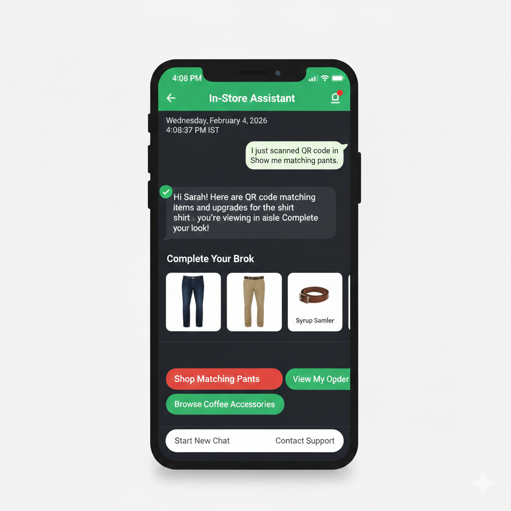 In-store support to grow basket size