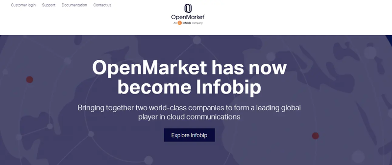 OpenMarket Homepage