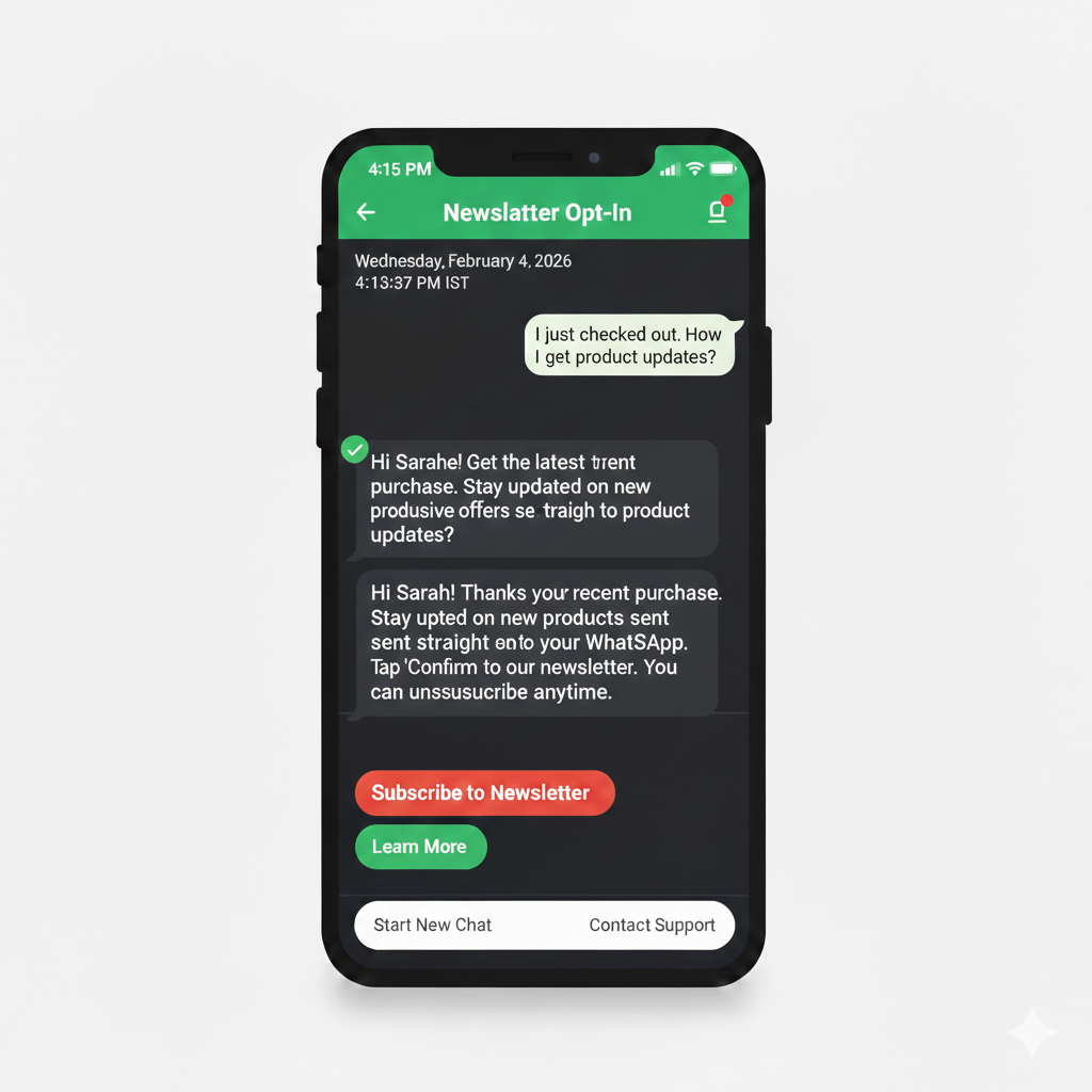 Post-purchase subscription invite