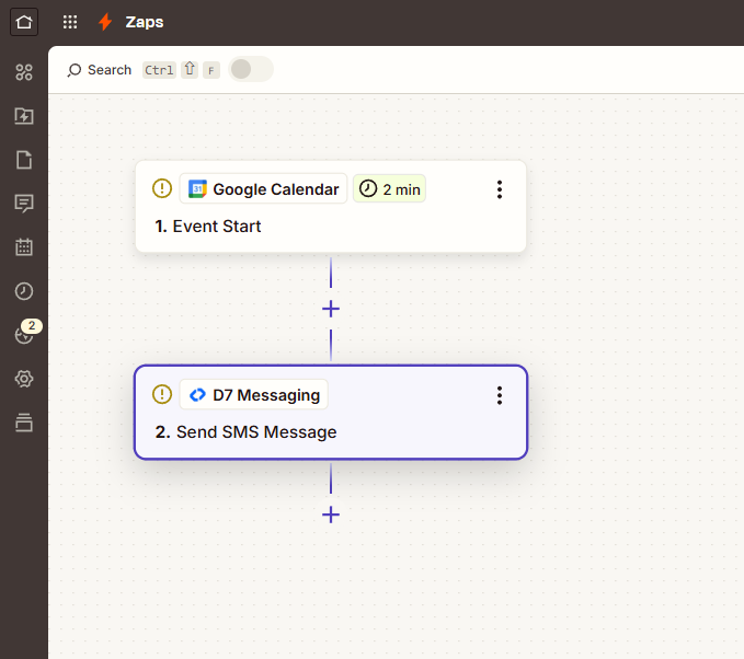 google calendar + zapier