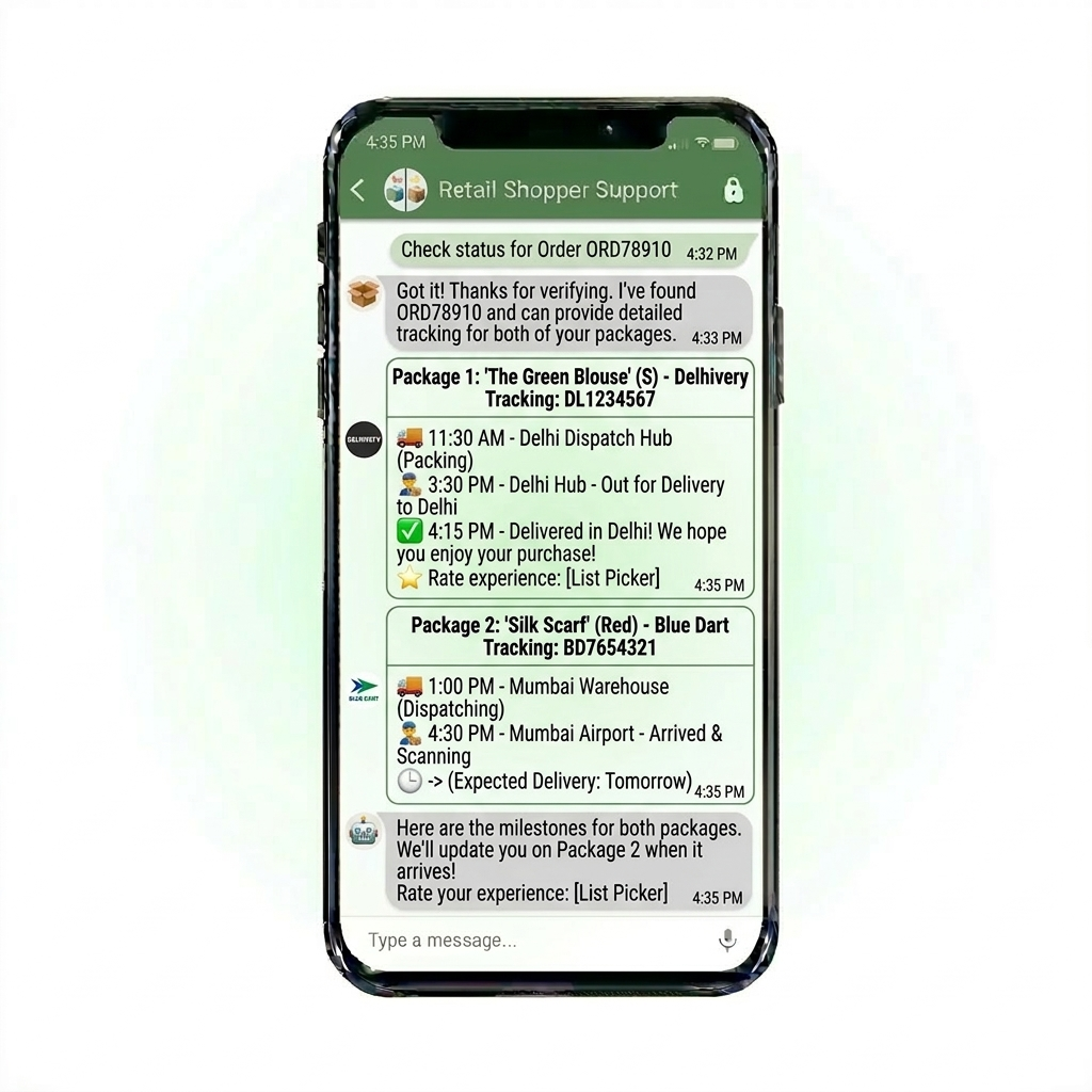 Split Shipment Tracking