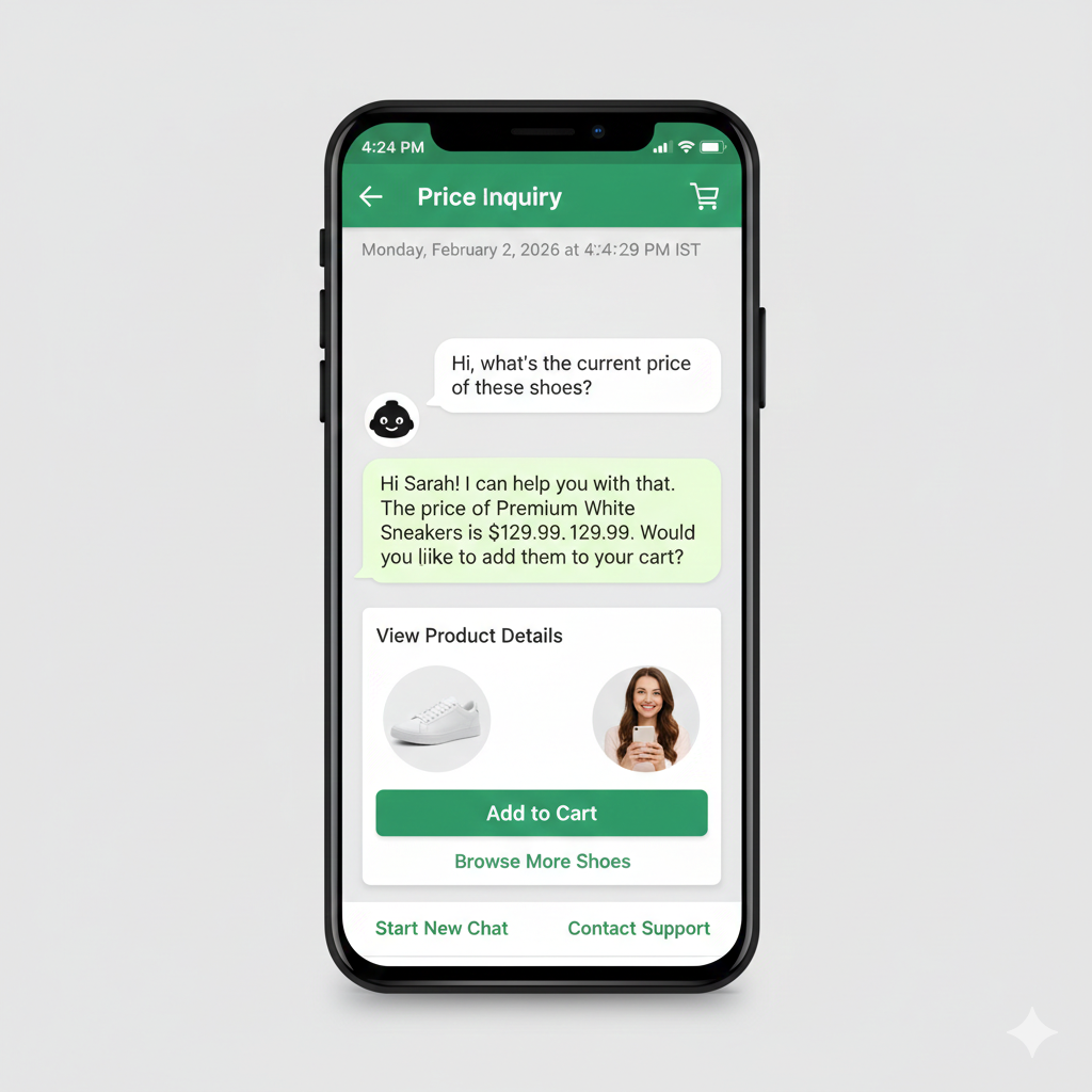 Turn price questions into Real-time conversations