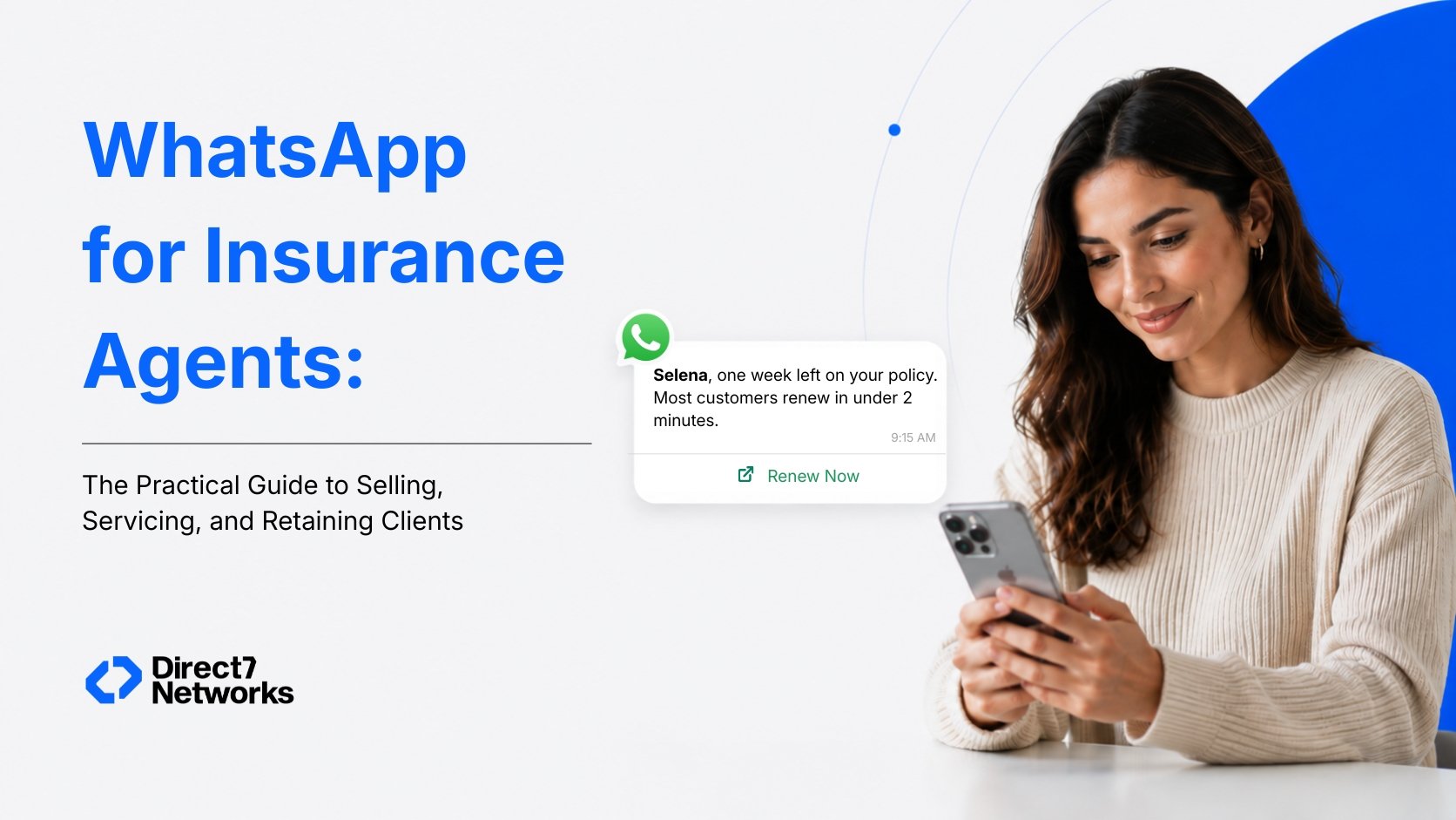 WhatsApp for Insurance Agents(BLOG COVER IMAGE )