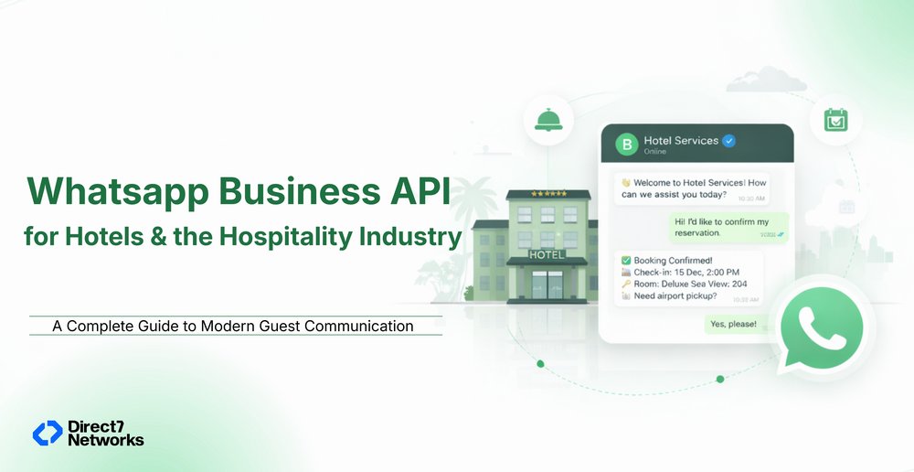 Whatsapp Business API for hotels and hospitality industry