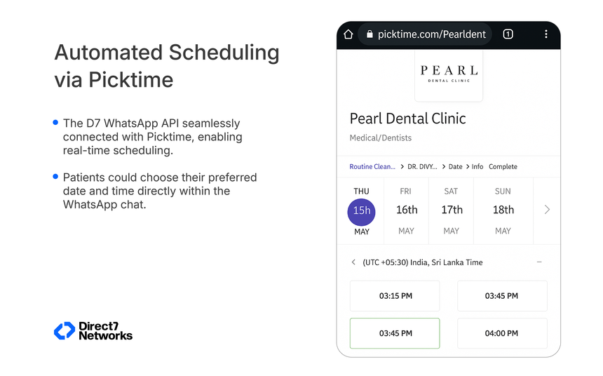 Scheduling appointment