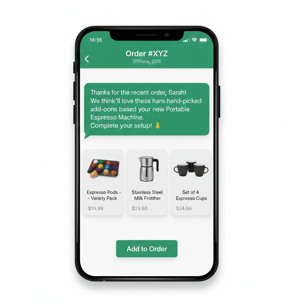 cross sell after order