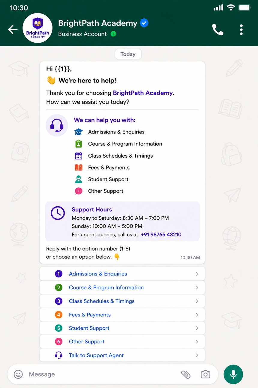 customer support-education