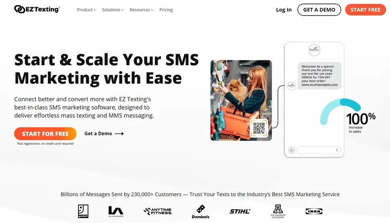 eztexting - Text message marketing Platform