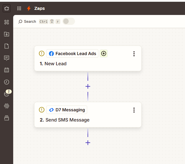 facebook lead ad+sms