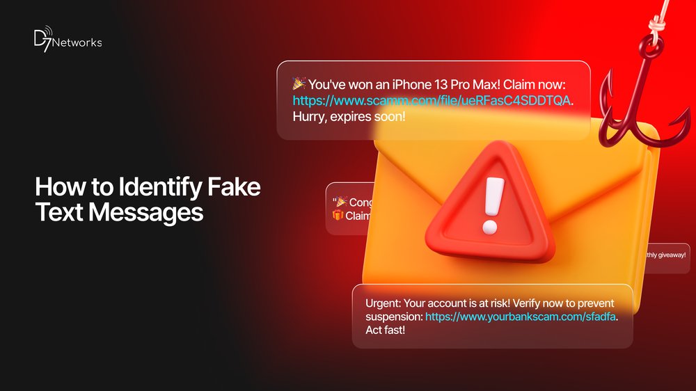 identify fake sms