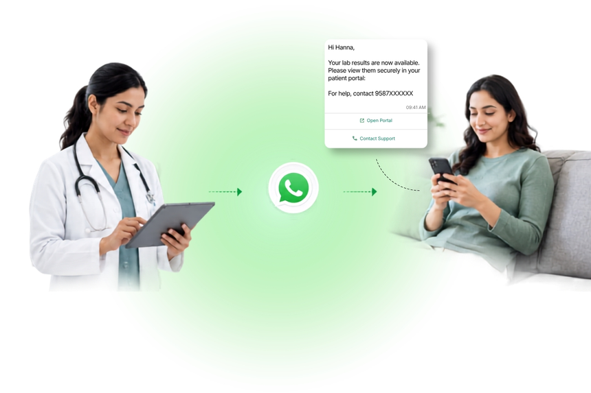 healthcare whatsapp template