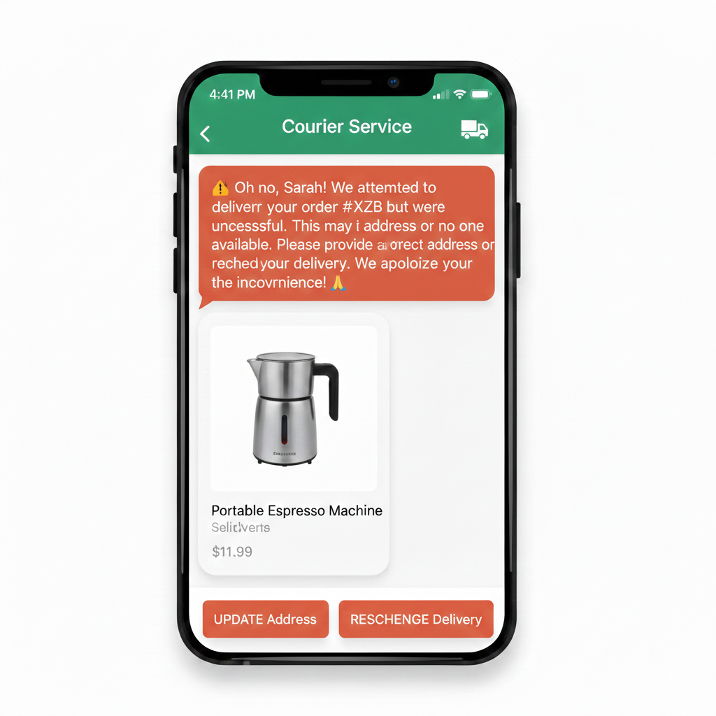 rescheduling delivery