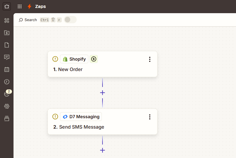 shopify+zapier