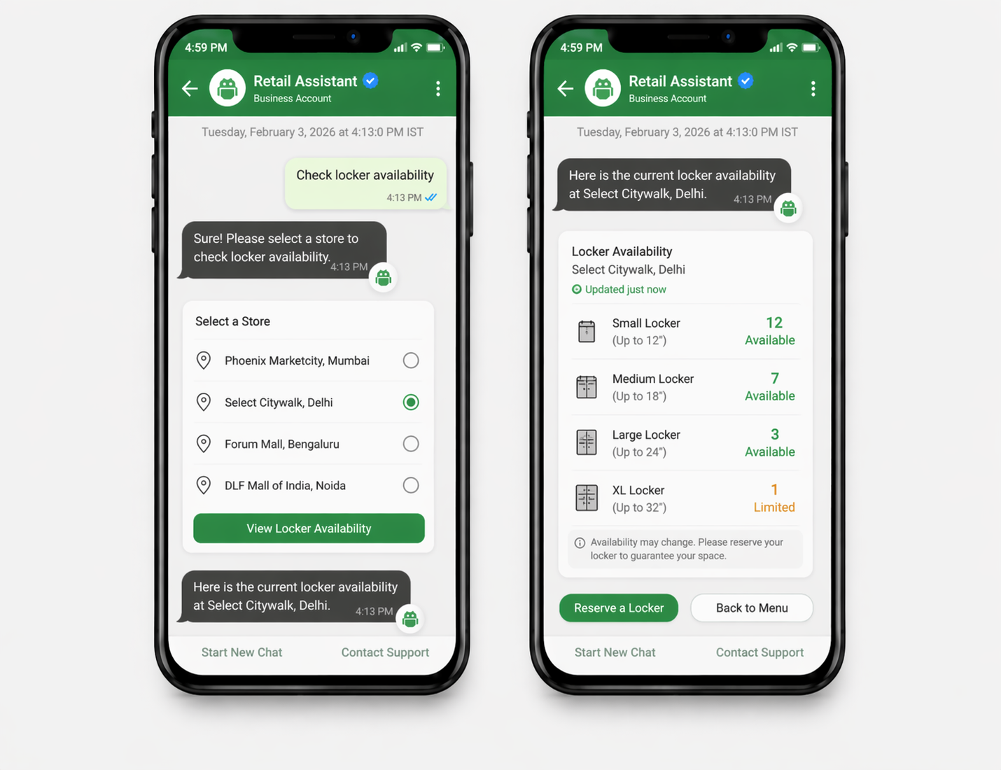 whatsapp chat bot-cloak room-size